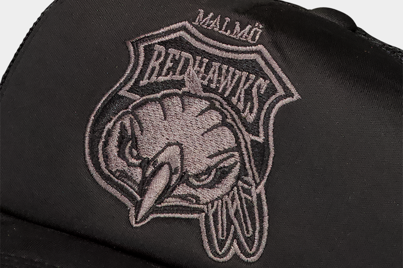 Trucker cap logo