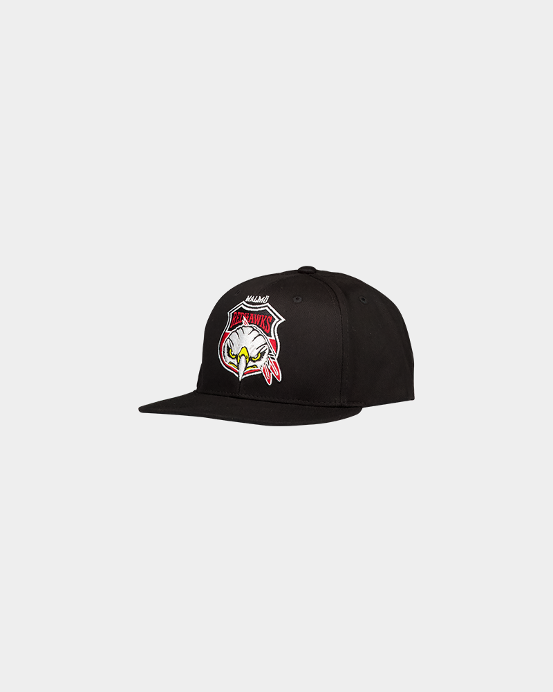 Flat brim snap back logo