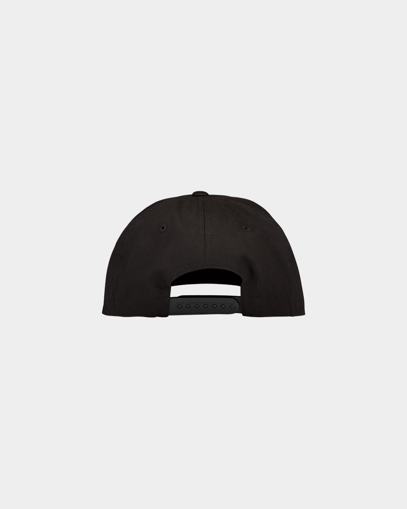 Flat brim snap back logo
