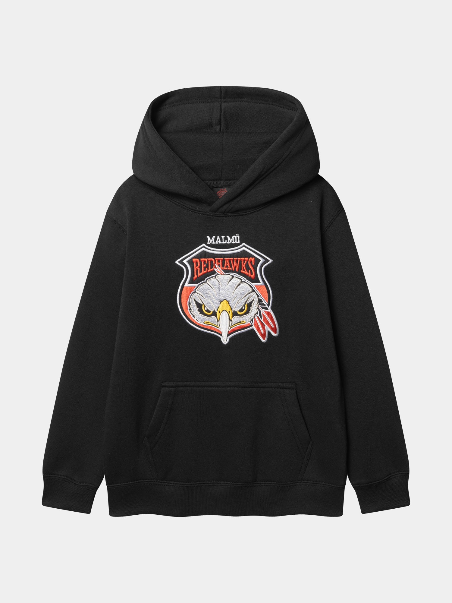 Hoodie barn svart emblem
