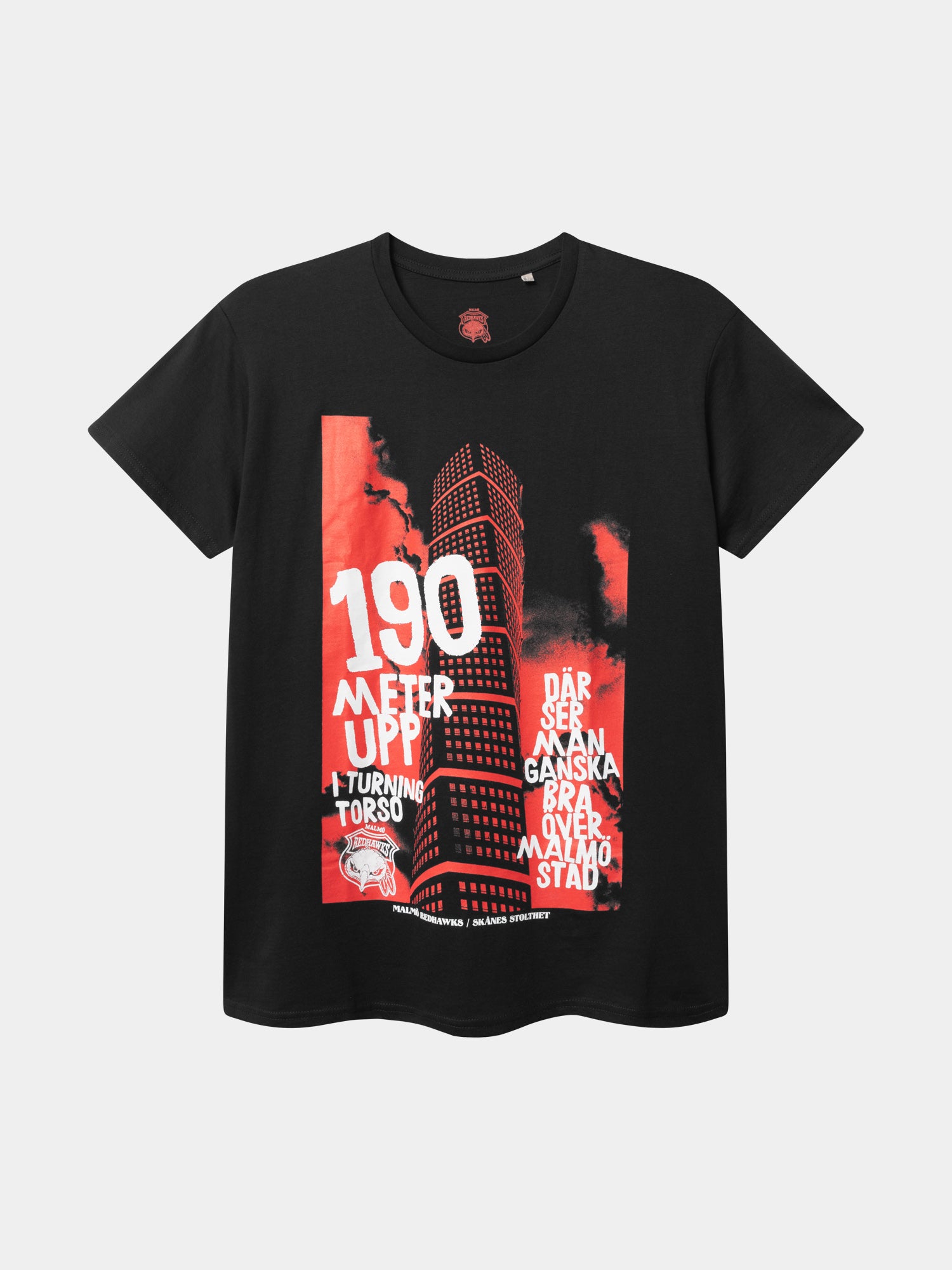 T-shirt svart 190 meter upp