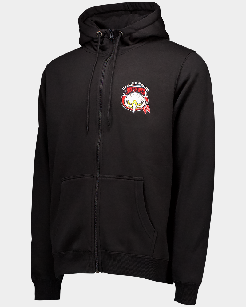 Zip hood svart barn logo