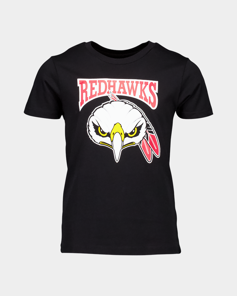 T-shirt barn svart logo