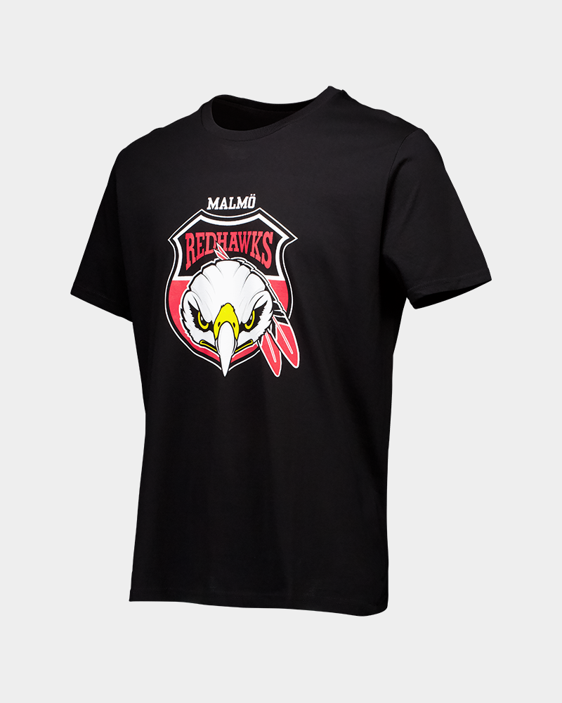 T-shirt kids svart logo Malmö Redhawks