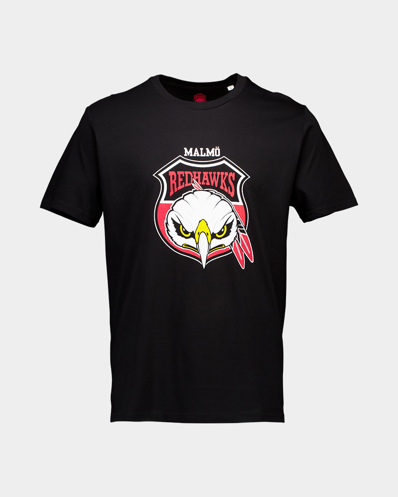 T-shirt kids svart logo Malmö Redhawks