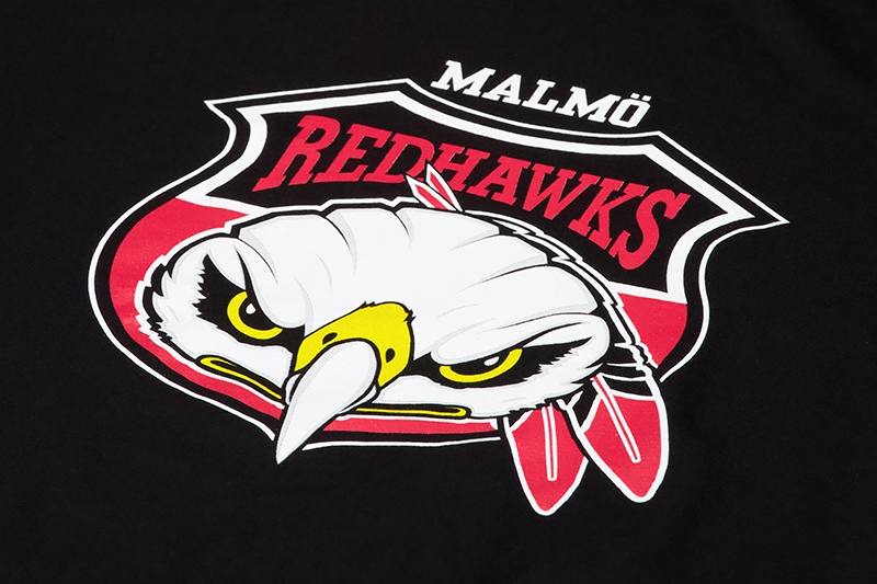T shirt Svart Logo Malm Redhawks t-shirt-svart-logo-malm-redhawks