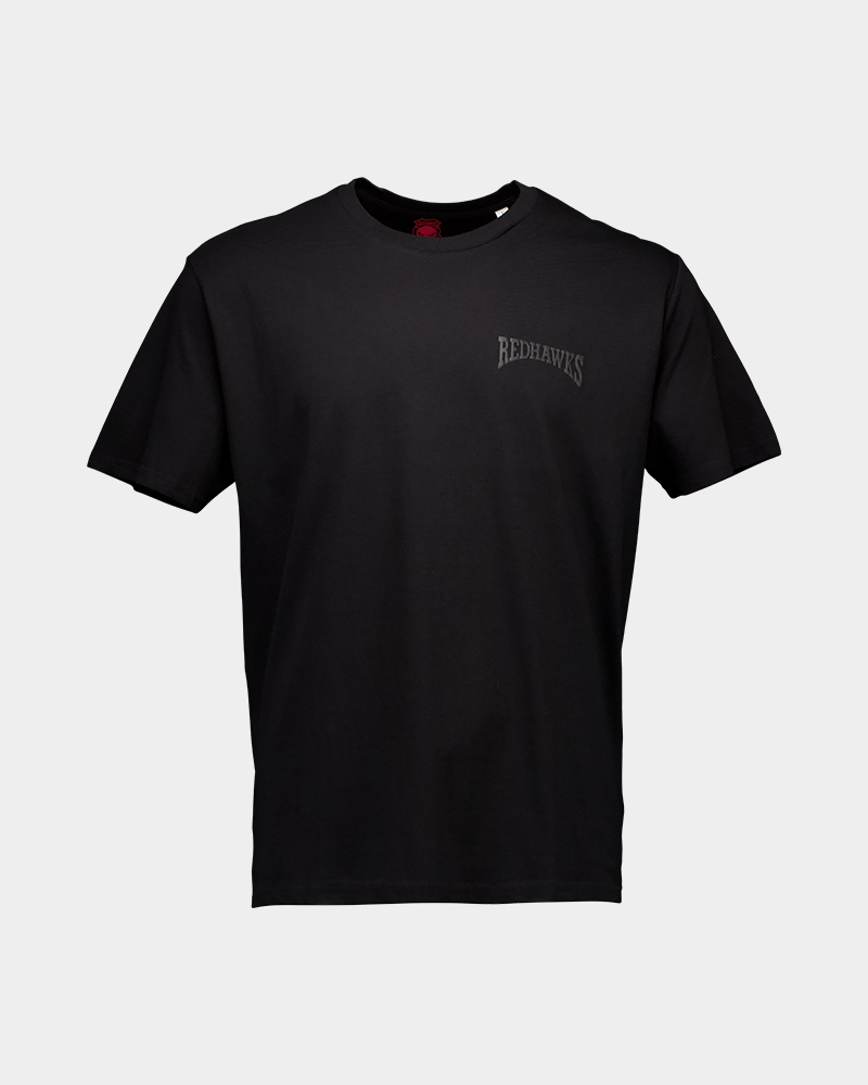 T-shirt svart Redhawks ton i ton