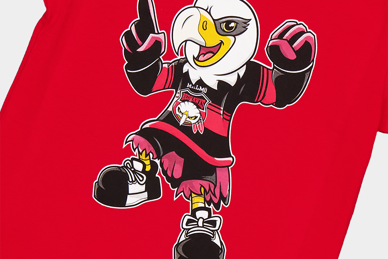 T-shirt Hawkan röd