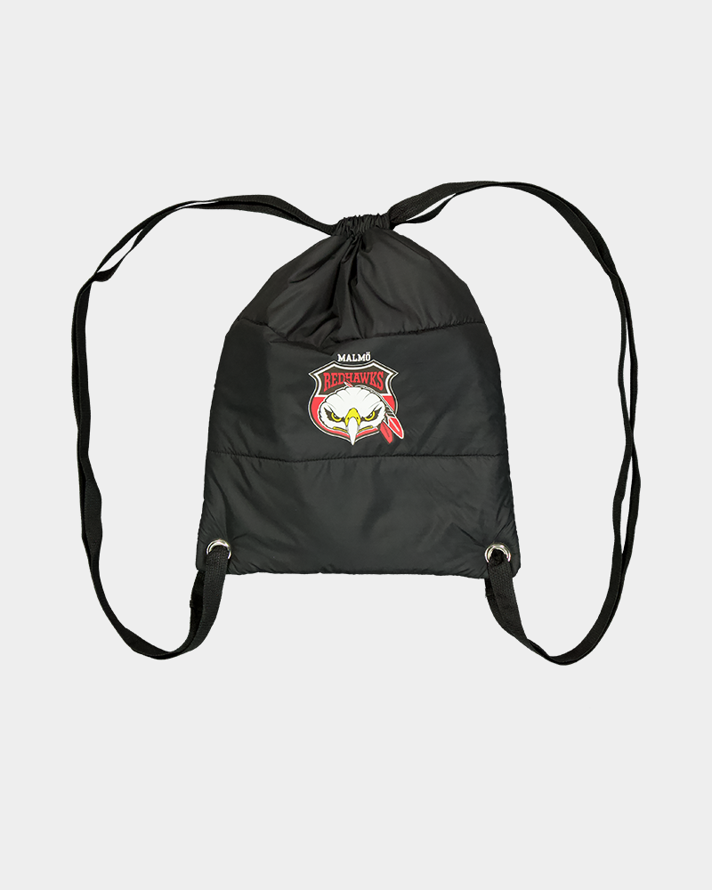 Padded drawstring bag