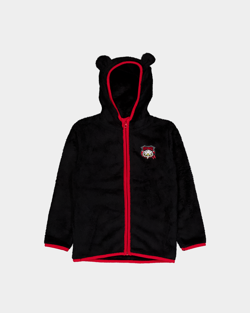 Teddy hood svart