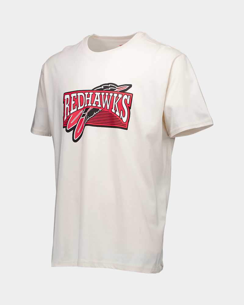 T-shirt vintage white Redhawks