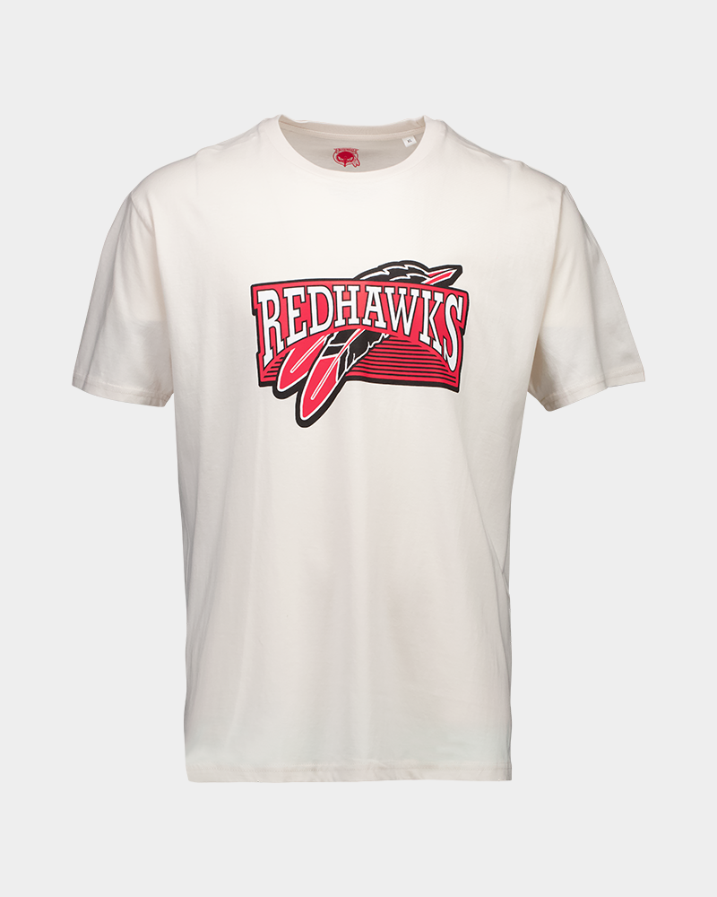 T-shirt vintage white Redhawks