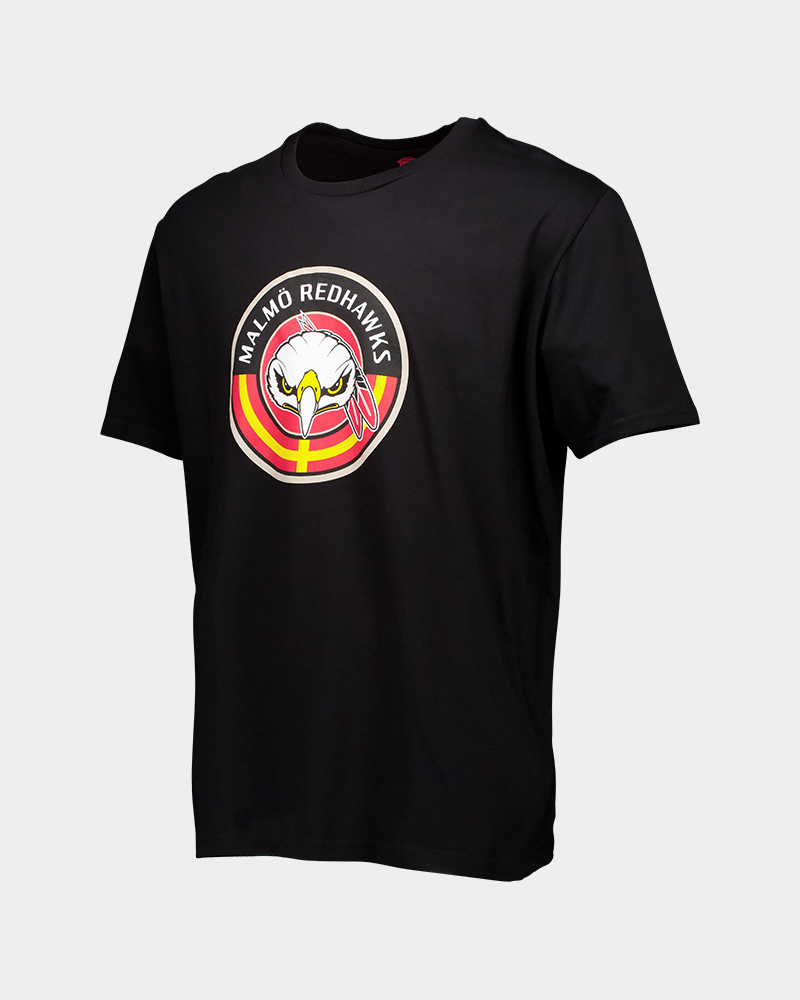 T-shirt barn svart logo cirkel