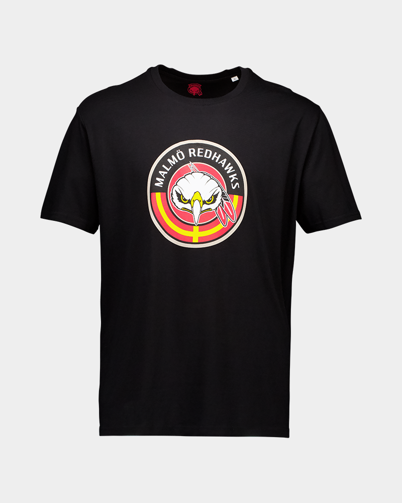 T-shirt svart logo cirkel