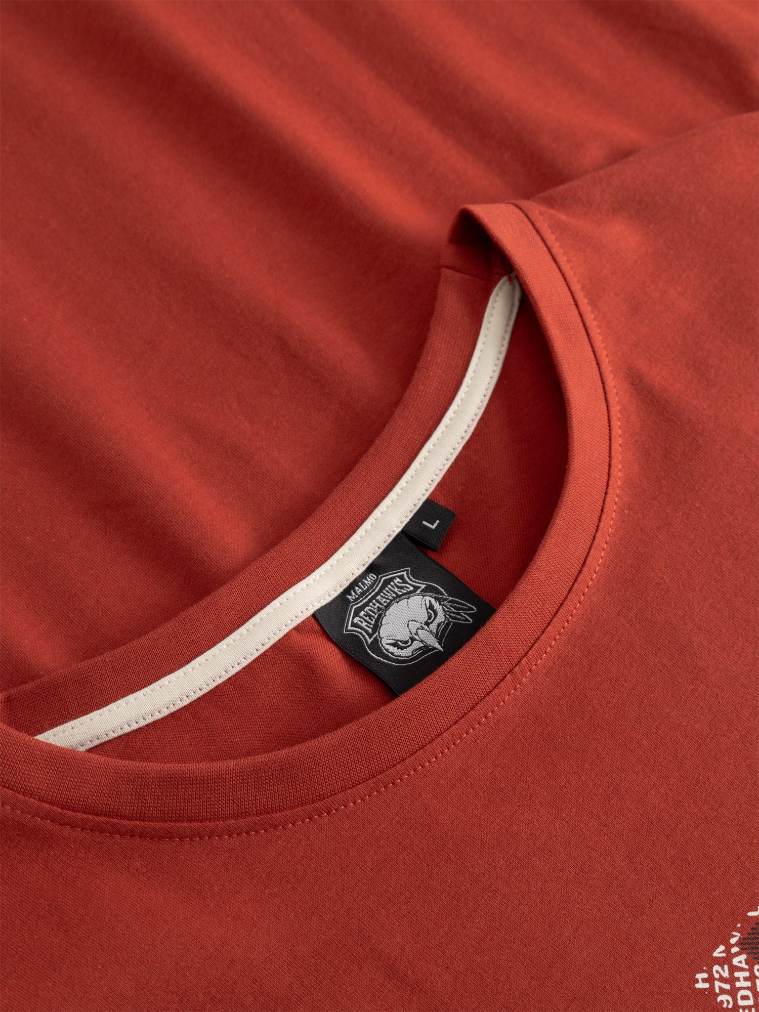 T-shirt röd Redhawks 1972 – Malmö Redhawks