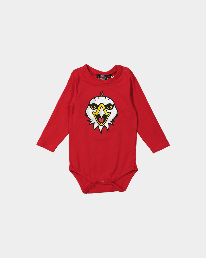 Baby Body röd Hawkan – Malmö Redhawks